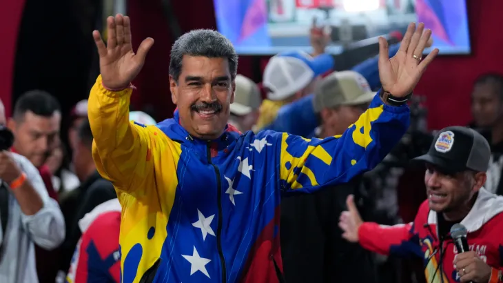 As the electoral authorities, which Nicolas Maduro controls, announced he’d won a third term in office, an instant crackle of fireworks rippled around the Venezuelan Caracas.